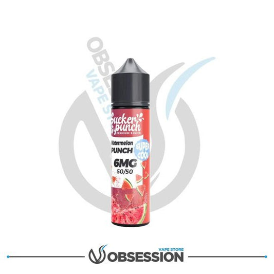 SUCKER PUNCH WATERMELON PUNCH Super Cool MTL E - LIQUID – 60ML | Buy Online in Egypt | Obsession Vape Store