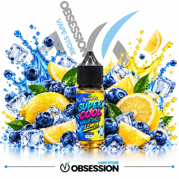 Sprinkles Super Cool Blue Razz Lemon SaltNic 30ml