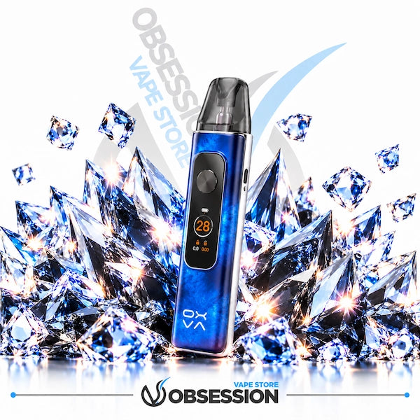 Upgrade your vape with the captivating OXVA Xlim Pro 4 Pod Kit in Stardust Blue, now available at Obsession Vape Store—featuring a shimmering cosmic marble finish, stunning crystal aesthetics, and unmatched flavor delivery with every puff.