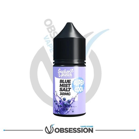 Sucker Punch Blue Mist Super Cool Salt 30ml | Buy Online in Egypt | Obsession Vape Store