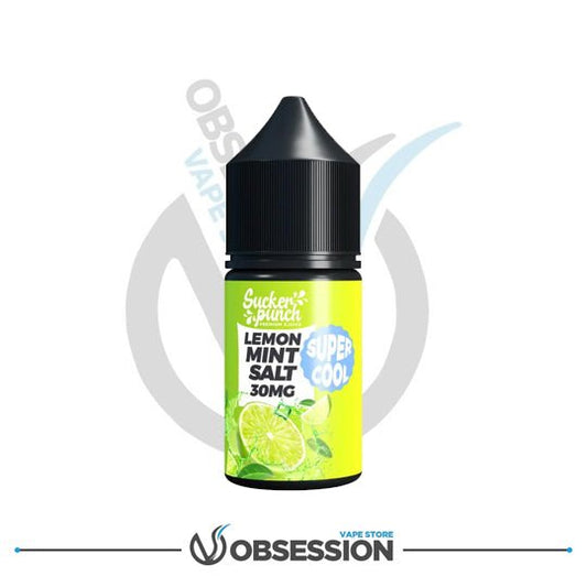 Sucker Punch Lemon Mint Super Cool Salt 30ml | Buy Online in Egypt | Obsession Vape Store