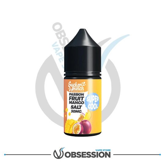 Sucker Punch Passionfruit Mango Super Cool Salt 30ml | Buy Online in Egypt | Obsession Vape Store