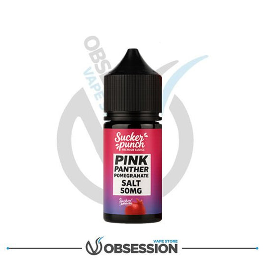 Sucker Punch Pink Panther Pomegranate Super Cool Salt 30ml | Buy Online in Egypt | Obsession Vape Store