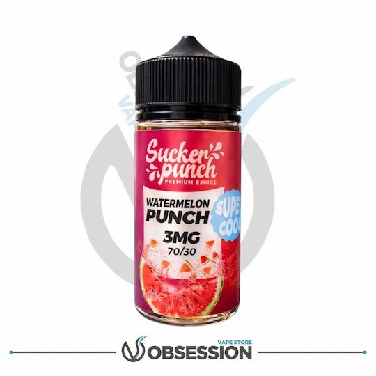 Sucker Punch Watermelon Punch DL E - Liquid 100ml | Buy Online in Egypt | Obsession Vape Store