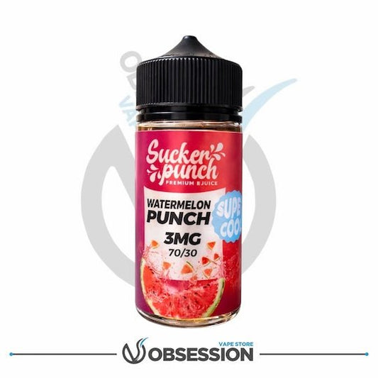 Sucker Punch Watermelon Punch DL E - Liquid 100ml | Buy Online in Egypt | Obsession Vape Store