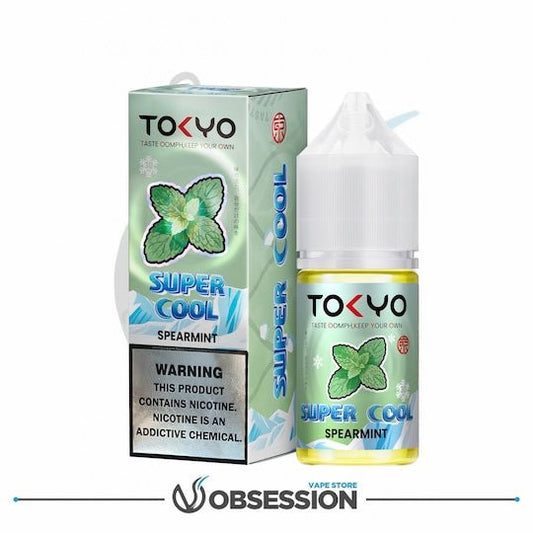 Tokyo Spearmint Super Cool Salt E - Liquid | 30ml | Buy Online in Egypt | Obsession Vape Store