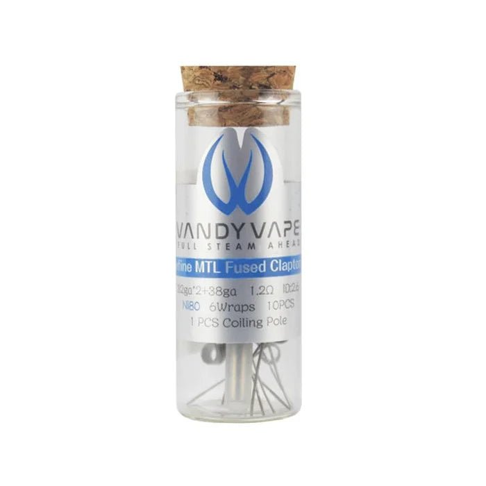 VANDY VAPE Superfine MTL NI80 Fused clapton coil 1.2 OHM | Buy Online in Egypt | Obsession Vape Store