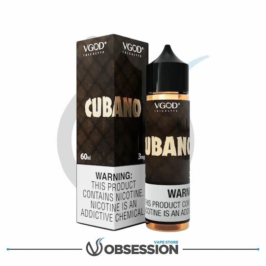 VGOD Cubano MTL eLiquid 60ml | Buy Online in Egypt | Obsession Vape Store