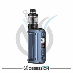 Vaping device with 'Obsession' branding on a white background