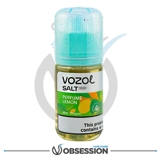 VOZOL Salt perfume lemon bottle on a white background