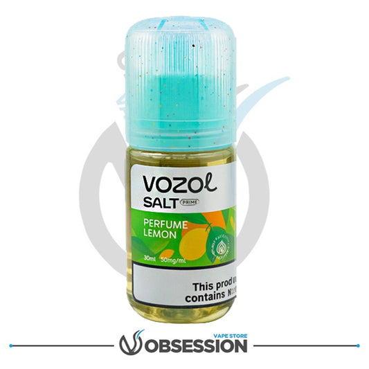VOZOL Salt perfume lemon bottle on a white background