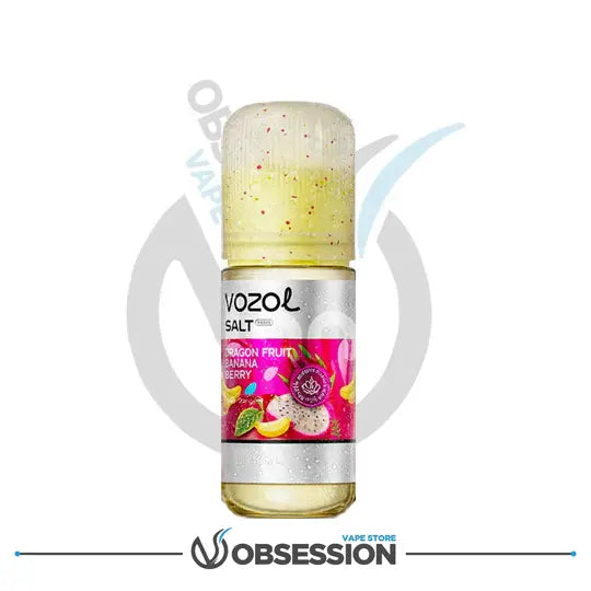 Vozol vape juice bottle with dragon fruit flavor on a white background