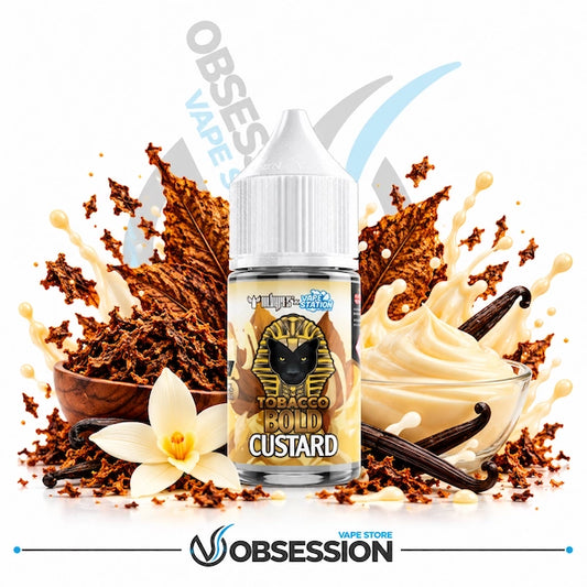 Vape Station Dr Vapes Tobacco Bold Custard Salt 30ml