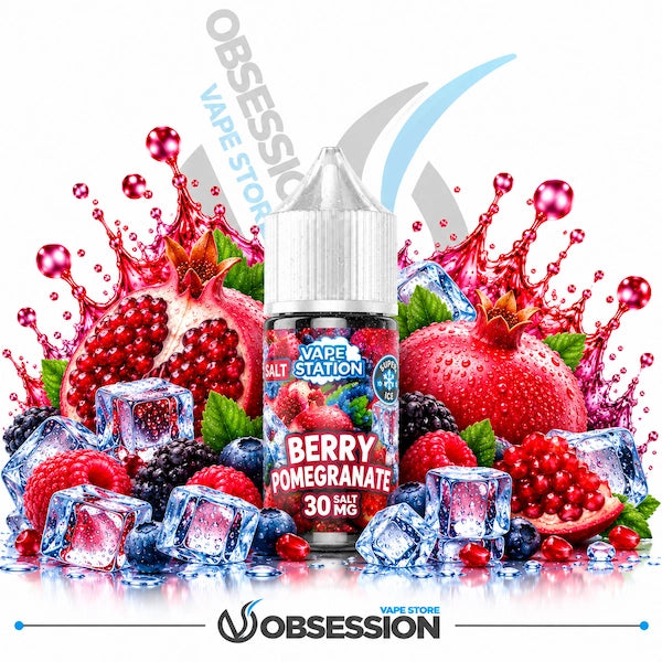 Vape Station Super Ice Berry Pomegranate SaltNic 30ml