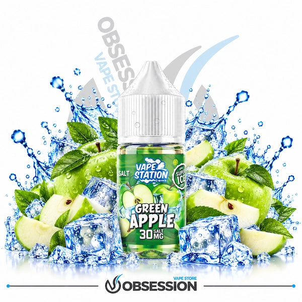 Vape Station Super Ice Green Apple SaltNic 30ml