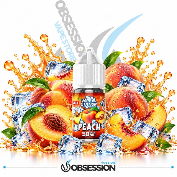 Vape Station Super Ice Peach SaltNic 30ml