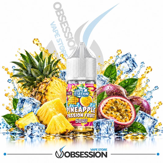 Vape Station Super Ice Pineapple Passion Fruit SaltNic 30ml