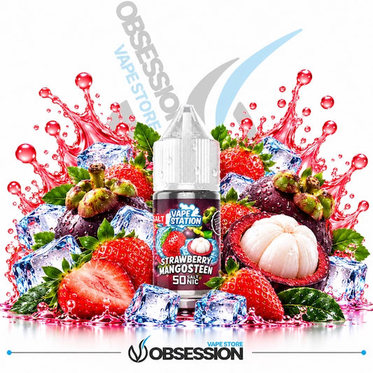 Vape Station Super Ice Strawberry Mangosteen SaltNic 30ml