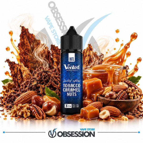 Vented Tobacco Caramel Nuts MTL 60ml
