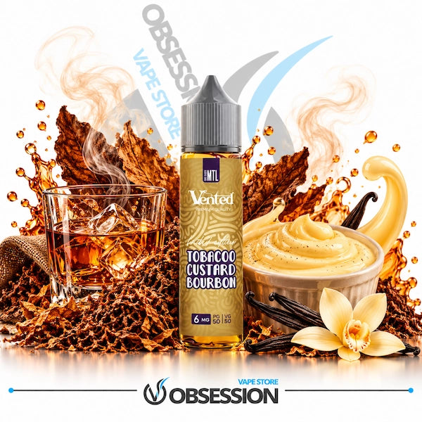 Vented Tobacco Custard Bourbon MTL 60ml