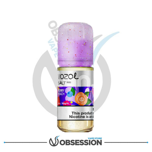 VooPoo Salt Nicotine bottle with gradient purple cap on a white background