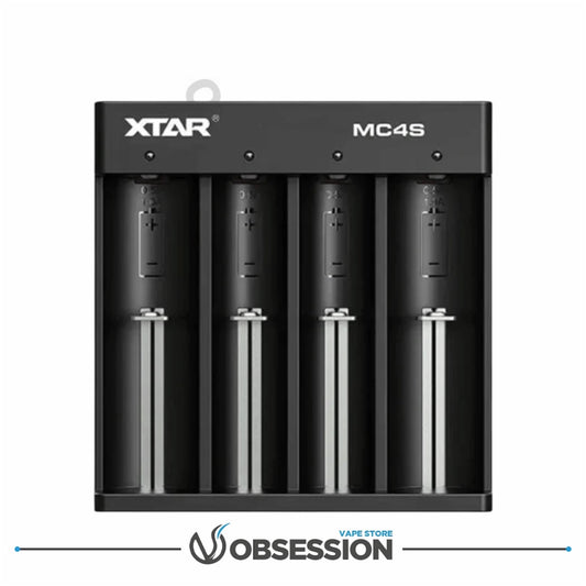 XTAR MC4S 4-Slot USB-C Battery Charger for 18650 & 21700 Batteries