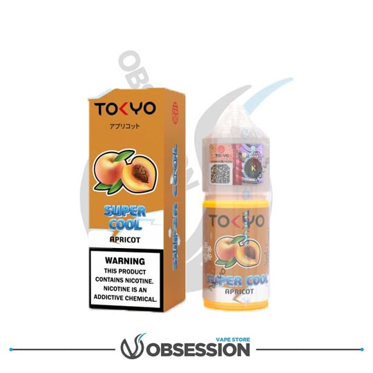 Super Cool Series Apricot Salt By Tokyo | 30ml | Buy Online in Egypt | Obsession Vape Store