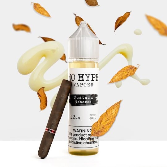 CUSTARD TOBACCO No Hype Vapors | Buy Online in Egypt | Obsession Vape Store