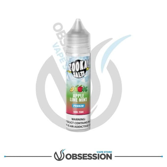 Zooka Freeze Apple Lime Mint MTL 60ML | Buy Online in Egypt | Obsession Vape Store