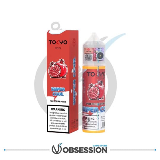 Tokyo Super Cool Pomegranate 60ml | Buy Online in Egypt | Obsession Vape Store