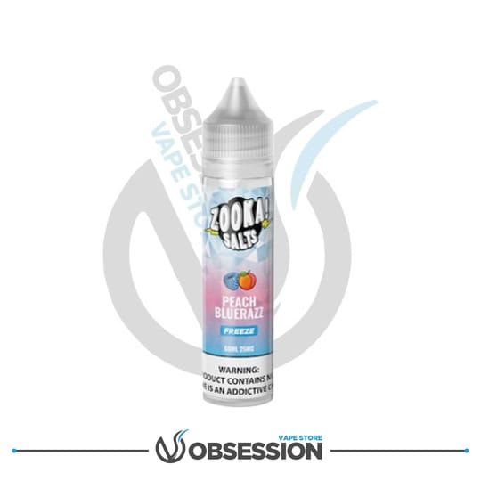 Zooka Freeze Peach Bluerazz MTL 60ML | Buy Online in Egypt | Obsession Vape Store