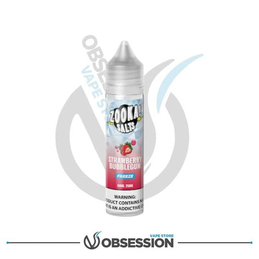 Zooka Freeze Strawberry Bubblegum MTL 60ML | Buy Online in Egypt | Obsession Vape Store