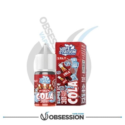 Cola Super Ice Salt Nic By Vape Station | Buy Online in Egypt | Obsession Vape Store