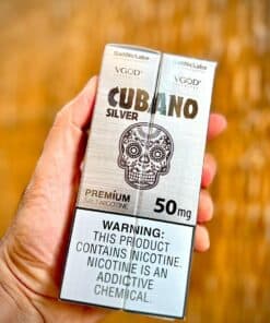SaltNic Cubano Silver By VGOD e-Liquid 30ml | ڤي جود كوبانو سلفر بريميم ليكويد