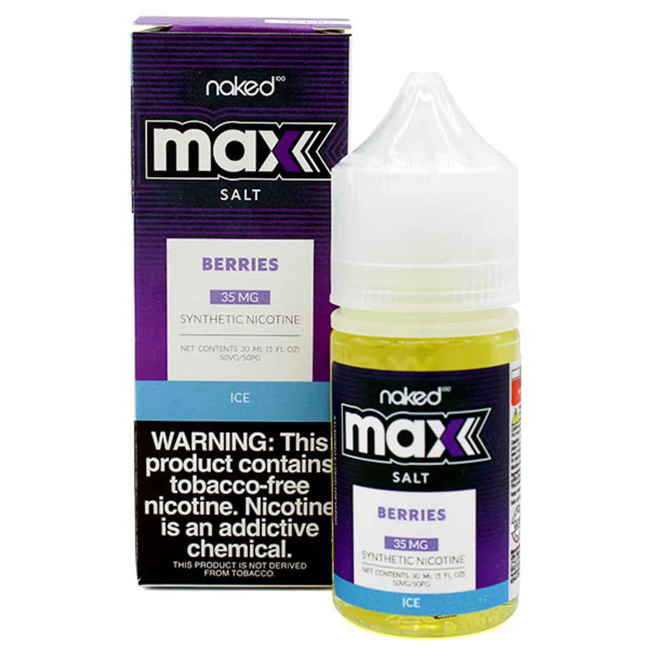 Naked MAX ICE Berries eLiquid 30ml نيكد 100 بريميم ليكويد