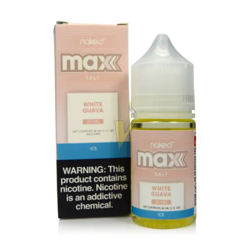 Naked MAX ICE White Guava eLiquid 30ml