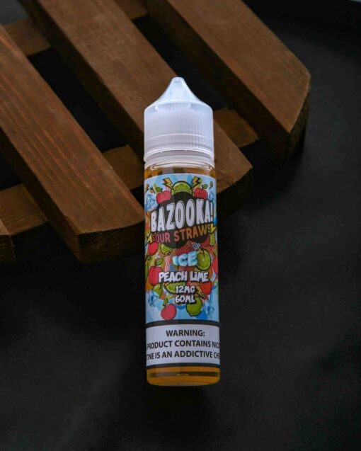 Peach Lime Ice Sour Straws MTL Bazooka | بازوكا بريميم ليكويد