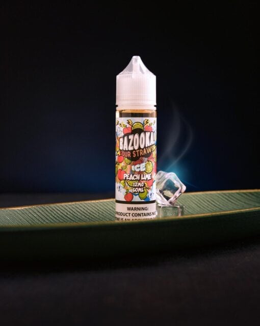 Peach Lime Ice Sour Straws MTL Bazooka | بازوكا بريميم ليكويد