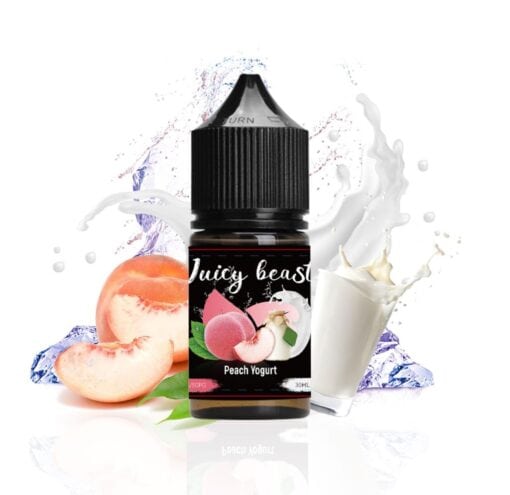 JUICY BEAST PEACH YOGURT SALT BY ASMODUS | ليكويد جوسي بيست