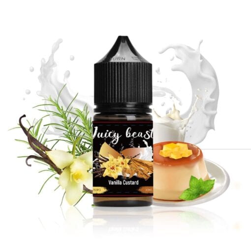 JUICY BEAST VANILLA CUSTARD SALT BY ASMODUS | ليكويد جوسي بيست