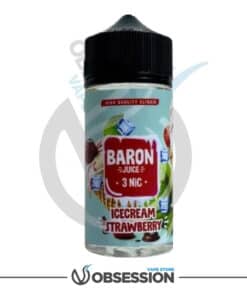 BARON ICE CREAM STRAWBERRY 100ML