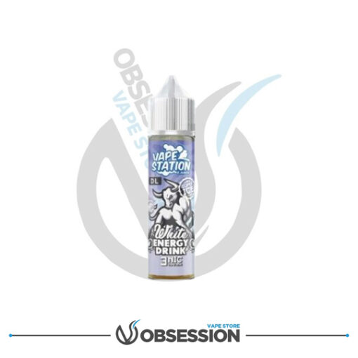 WHITE ENERGY DRINK VAPE STATION SUPER ICE DL E LIQUID | ڤيب ستيشن