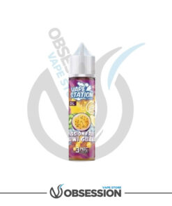 PASSION FRUIT KIWI GUAVA VAPE STATION SUPER ICE DL E LIQUID | ڤيب ستيشن