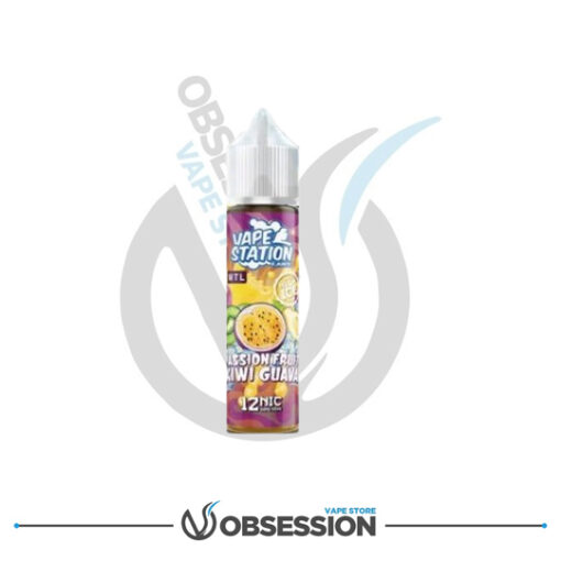 PASSION FRUIT KIWI GUAVA VAPE STATION HIGH ICE MTL 60ML | ڤيب ستيشن